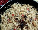 A picture of step 4 of Kashmiri pulao.