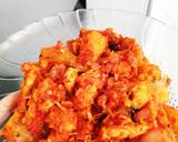Balado udang krispi + tempe + kentang langkah memasak 6 foto