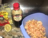 A picture of step 2 of Shrimp, greens and pasta.