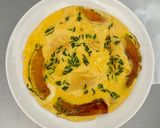 Foto langkah ke 3 dari resep Dadar Telur Labu Kuning.