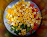 A picture of step 2 of Cheesy loaded vegetable Nachos.