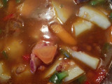 Potajito de lentejas canario