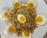 Foto del passaggio 3 della ricetta Cous cous con uovo sodo, zucchine e carote 🥒🍳🥕