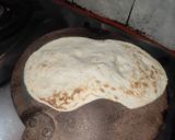 A picture of step 3 of Butter Naan.