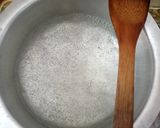 A picture of step 2 of Porridge or Uji.