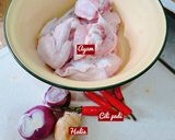 Gambar langkah 1 resipi 👩‍🍳Ayam Masak Pucuk Ubi.