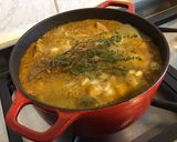 Une image de l'étape 10 de Chevreau mariné façon créole aux oignons,épices,citron et herbes aromatiques.