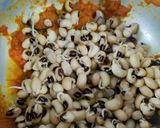 A picture of step 3 of Healthy no oil sprouts curry.