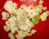 A picture of step 3 of Pumpkin skin kabab with ber ki chutney.