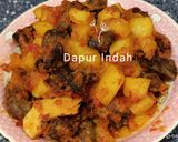 Foto langkah ke 6 dari resep Balado kentang 🥔 ati ampela.