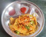 A picture of step 4 of Oats Vegetable Paneer Chilla.