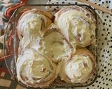 A picture of step 12 of Nuna’s Fluffy Cinnamon Rolls with Homemade Cream Cheese Frosting.