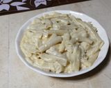 Foto del paso 6 de la receta: Pasta con crema y doble queso