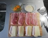 Foto del paso 1 de la receta: Escalopines de lomo rellenos 🧀🥓