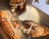 A picture of step 1 of Crab Curry.