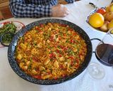 Foto del paso 4 de la receta Fideuá de pollo y verduras