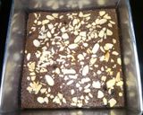 Foto langkah ke 5 dari resep Brownies Coklat Almond Pisang Uli.