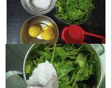 A picture of step 3 of Tiranga Dhokla.