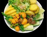 Hình bước làm 5 của món Trứng gà non xào bí nụ