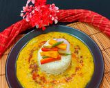 A picture of step 5 of Dal Chawal.
