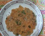 A picture of step 3 of Potato chilla.