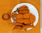 A picture of step 6 of Pakoda Platter.