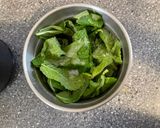 A picture of step 1 of Mint Mayo dip.