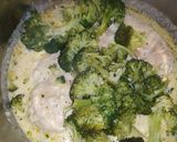 Foto del paso 5 de la receta: Pollo en Salsa Alfredo con Brócoli a mi manera