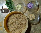 A picture of step 1 of Whole wheat chewra.