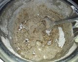 A picture of step 3 of Oreo cake.
