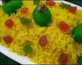 A picture of step 5 of Simple Zarda 💚💛💚.