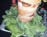A picture of step 6 of Chicken nuggets burger.
