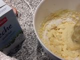 Budín de coco y dulce de leche