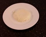 A picture of step 5 of Vanilla Cheesecake for One.