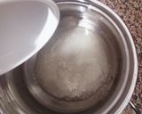 A picture of step 3 of Kesar kaju Mysore paak mithai.