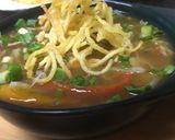 A picture of step 13 of Chicken veg manchow soup.