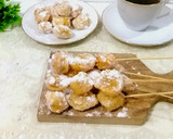Foto langkah ke 4 dari resep Lazy Doughnut aka Donat Malas (3 bahan, empuk, lembut, no ulen).