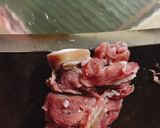 Hình bước làm 1 của món Miến sốt bò bằm
