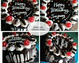 Foto langkah ke 9 dari resep Kue tart brownis lembut.