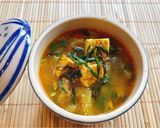 Hình bước làm 5 của món Cà tim om đậu và miso