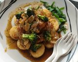 Foto langkah ke 6 dari resep Fried Tofu & Fillet Tilapia With Oyster Sauce.