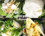 Hình bước làm 1 của món Gà lên mẹt