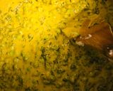 A picture of step 4 of Methi Malai Matar.
