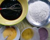 Foto langkah ke 4 dari resep Bolu Kukus Gula Palem Tape Ketan Hitam.