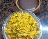 A picture of step 2 of Sprout Moong Pulao.