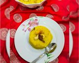 A picture of step 5 of Caramelized Pineapple Suji Halwa.