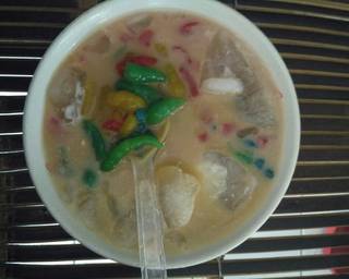 Cendol Rainbow Pop - Step 5
