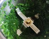 A picture of step 2 of Palak raita.