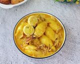 Foto langkah ke 7 dari resep Gulai Cumi Bunting (Isi Tahu).