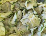 Une image de l'étape 2 de Flan de courgettes et pommes de terre.